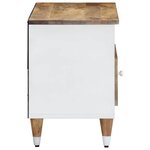 vidaXL Meuble TV 80x33 5x46 cm bois massif de manguier