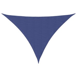 vidaXL Voile de parasol tissu oxford triangulaire 3x4x4 m bleu