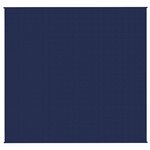 vidaXL Couverture lestée Bleu 220x235 cm 15 kg Tissu