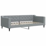 vidaXL Lit de jour avec gigogne et tiroirs sans matelas 90x200 cm