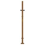 vidaXL Portail de jardin 105x130 cm acier corten