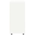 vidaXL Armoires de rangement 2 Pièces Blanc 60 x 48 x 105 cm