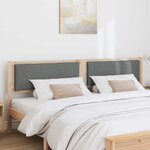 vidaXL Tête de lit Autre Marron 200 cm Bois massif en pin