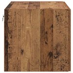 vidaXL Meuble mural Bois ancien 50 x 42 5 x 40 cm Bois d'ingénierie