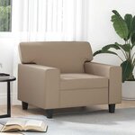 vidaXL Fauteuil Cappuccino 60 cm Similicuir