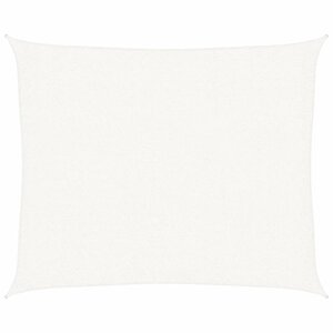 vidaXL Voile d'ombrage 160 g/m² Blanc 2 5x3 m PEHD