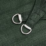 vidaXL Voile d'ombrage 160 g/m² Vert foncé 5x6x6 m PEHD