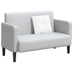 vidaXL Coussin de Dos Blanc 50 x 19 x 45 cm tissu