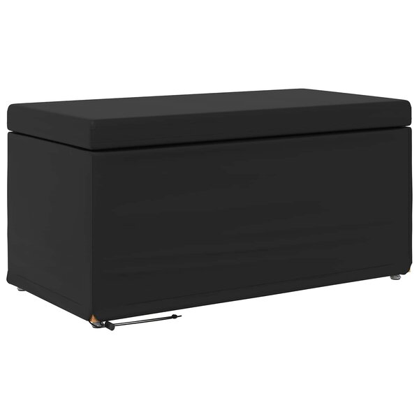 vidaXL Tabouret Noir Cuir Synthétique et Bois Composite