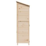 vidaXL Abri de jardin Naturel 106 5 x 56 x 176 cm Bois d'ingénierie
