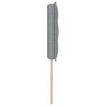 vidaXL Tête de Lit LED Design Lignes Gris Clair 160 cm Tissu