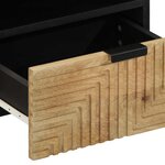 vidaXL Table basse marron 80x54x40 cm bois massif de manguier