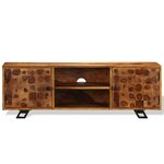 vidaXL Meuble TV Bois massif 120x30x40 cm