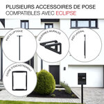 Boite à colis Eclipse 1 porte noir mat RAL 9005 M