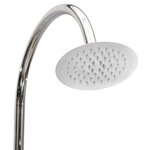 vidaXL Douche de jardin 75x75x210 cm bois de teck solide