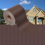 vidaXL Écran d'intimité de jardin PVC 70x0 19 m Marron
