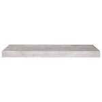 vidaXL Étagères murales flottantes 4 Pièces gris béton 60x23 5x3 8 cm MDF