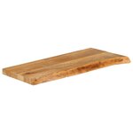 vidaXL Dessus de table à bord vivant 70x30x2 5 cm bois massif manguier