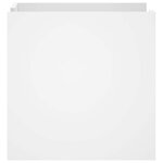 vidaXL Table de chevet blanc 45x50x50 cm bois d’ingénierie