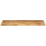vidaXL Dessus de table rectangulaire bois massif de manguier brut