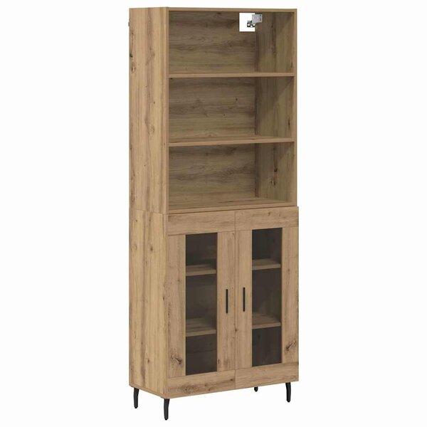 vidaXL Haut Armoire Chêne artisanal 69 5 x 34 x 180 cm