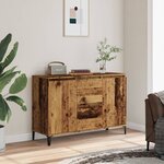 vidaXL Buffet vieux bois 102x35x70 cm bois d'ingénierie