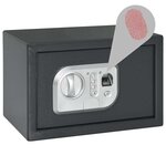 vidaXL Coffre-fort numérique Gris Foncé 20 x 31 x 20 cm Acier