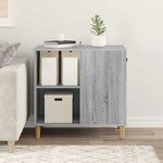 vidaXL Maison pour chat Gris Sonoma 72 x 42.5 x 70 cm