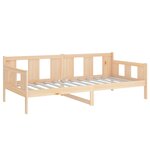 vidaXL Lit de jour sans matelas bois de pin massif 90x200 cm