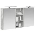 vidaXL Ensemble de Meubles de Salle de Bain 3 Pièces 116 x 16 x 62 5 cm
