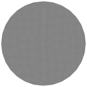 vidaXL Bâche de piscine gris clair Ø244 cm géotextile polyester
