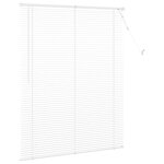 vidaXL Store Vénitien Réglable Blanc 150 x 120 cm PVC