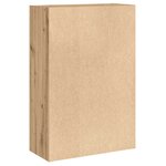 vidaXL Bibliothèque/Buffet chêne artisanal 66x30x98 cm bois ingénierie