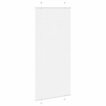 vidaXL Store plissé blanc 100x200cm largeur du tissu 99 4 cm polyester