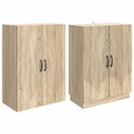vidaXL Ensemble de Meubles 2 Pièces Chêne Sonoma Bois d'ingénierie