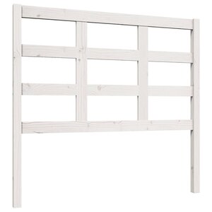 vidaXL Tête de lit blanc 105 5x4x100 cm bois massif de pin