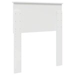 vidaXL Tête de lit Blanc Brillant 75 cm Bois d'ingénierie