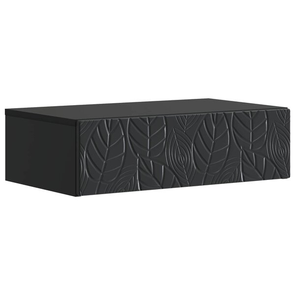 vidaXL Table d'appoint murale 87 5 x 34 5 x 17 cm Bois d'ingénierie