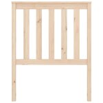 vidaXL Tête de lit 81x6x101 cm Bois massif de pin