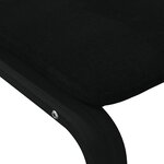 vidaXL Repose-pied Noir 51x41x40 cm Tissu