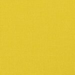 vidaXL Canapé à 2 places Jaune clair 120 cm Tissu