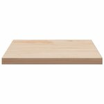 vidaXL Dessus de table 40x40x1 7 cm carré bois de pin massif