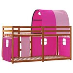 vidaXL Lit superposé sans matelas 90x190 cm bois de pin massif