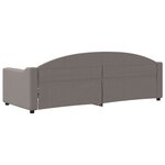 vidaXL Lit de repos taupe 80x200 cm tissu