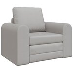 vidaXL Canapé Lit 2-en-1 Gris Nuage 98x71x83 cm Tissu