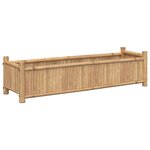 vidaXL Jardinière 100x30x25 cm bambou
