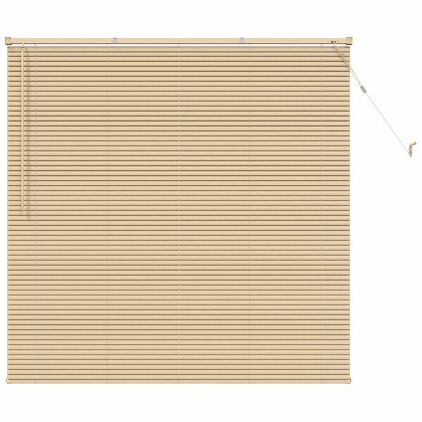 vidaXL Store Vénitien Marron clair avec motif 150 x 160 cm PVC