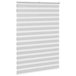 vidaXL Store zèbre gris clair largeur du tissu 150 9 cm polyester