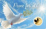 Pièce de monnaie en Or 1000 Francs g 0.031 (1/1000 oz) Millésime  PEACE DOVE 1/1000