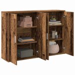 vidaXL Buffet Bois ancien 60 x 31 x 84 cm Bois d'ingénierie